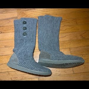 UGG Grey Classic Cardy (Size 8)